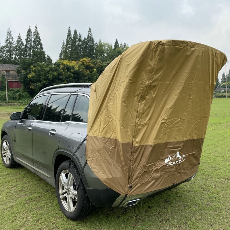 Cheap Goat Tents LADUTA Car Trunk Tent Sunshade Rainproof Tailgate Shade Awning Tent for Car Self Driving Tour Barbecue Outdoor Camping Tents 